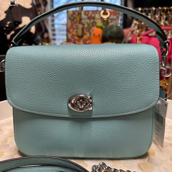 NWT Coach Cassie 19 Tiffany Blue color Rare! So Nice. - Picture 3 of 12